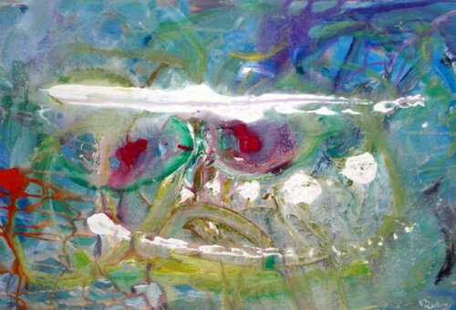 NENÚFARES di María del Valle RUBIO, Pittura in vendita su Singulart