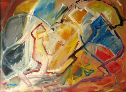 ARLEQUIN par María del Valle RUBIO, Peinture en vente sur Singulart