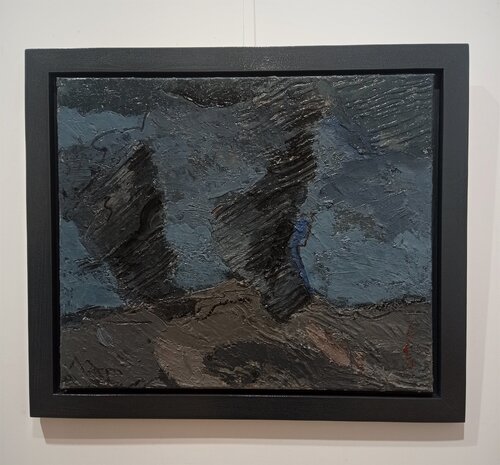 STRANGE RAIN - cycle Forgotten landscapes - di Milcho Talev, Pittura in vendita su Singulart