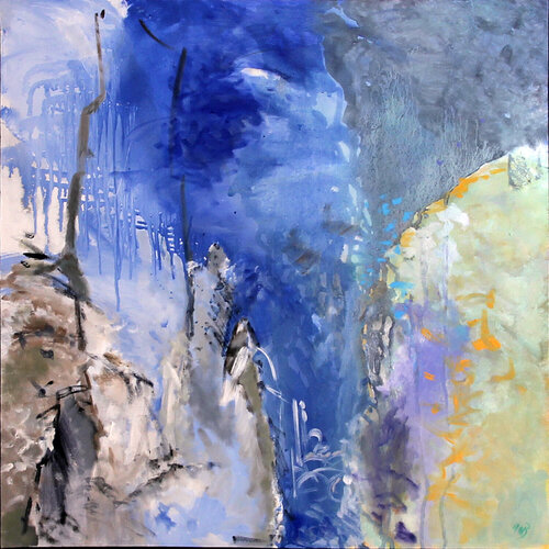 MIZU par martine bonnamy, Peinture en vente sur Singulart