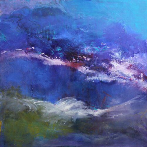 CERULEENNE par martine bonnamy, Peinture en vente sur Singulart