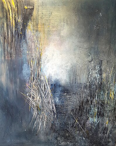 BRUMES par martine bonnamy, Peinture en vente sur Singulart