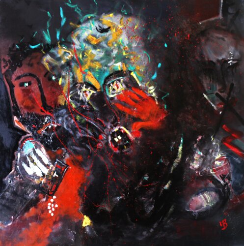 TADA OU LA COLERE di martine bonnamy, Pittura in vendita su Singulart