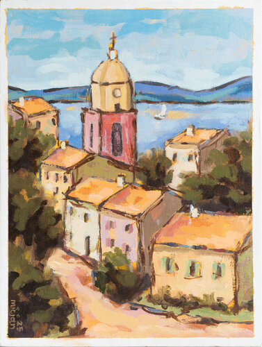 Whispers of Saint-Tropez di Micjan, Pittura in vendita su Singulart