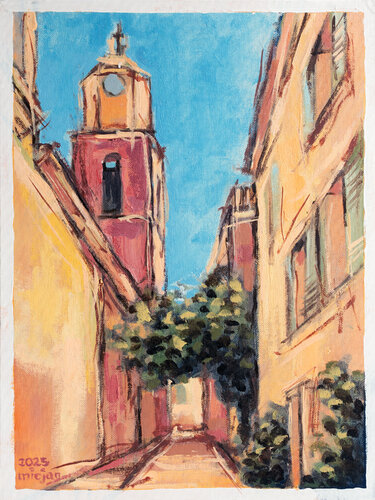 The Heart of Saint-Tropez by Micjan, Painting for Sale on Singulart