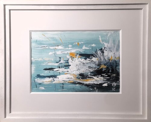 FROZEN POND de Manuel Lahuerta, Pintura a la venta en Singulart