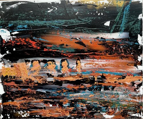 Monument Island. Moai if I'm not Mistaken. van Daniel Bondard, Schilderij te koop op Singulart