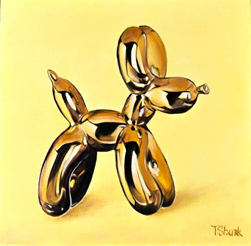Dogs from a glass ball #1 von Tanya Shark, Malerei kaufen auf Singulart