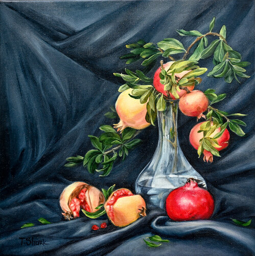 Pomegranate Sonnet von Tanya Shark, Malerei kaufen auf Singulart