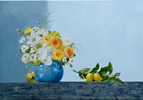 "Breath of Morning" is the first part of a diptych. von Tanya Shark, Malerei kaufen auf Singulart