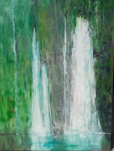 Mystic Fiordland di Marilyn Jessop, Pittura in vendita su Singulart