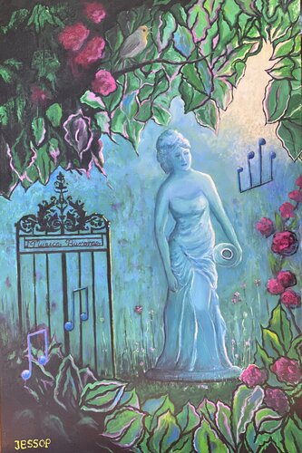 Magical Music at Dawn par Marilyn Jessop, Peinture en vente sur Singulart