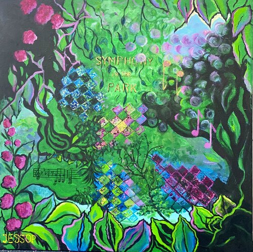 Symphony in the Park by Marilyn Jessop, Painting for Sale on Singulart