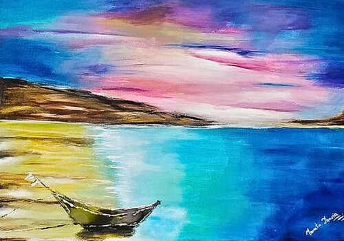 Peace van Mamta Jharia, Schilderij te koop op Singulart