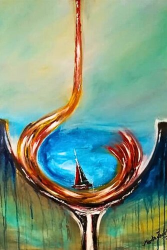 Ride the Wave von Mamta Jharia, Malerei kaufen auf Singulart
