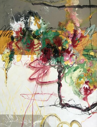 LES VOYAGES DU VENT 2 de Francine Scrignac, Pintura a la venta en Singulart