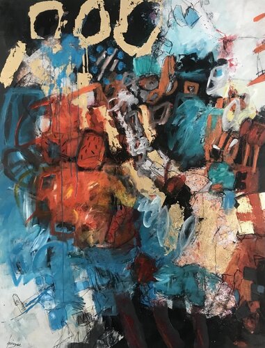 REFLETS DE LUNE de Francine Scrignac, Pintura a la venta en Singulart