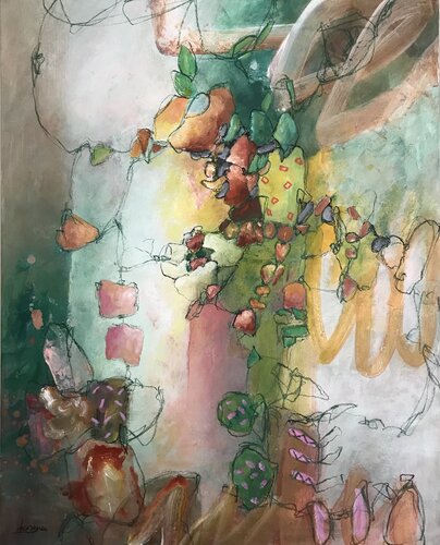 A L'AIR LIBRE van Francine Scrignac, Schilderij te koop op Singulart