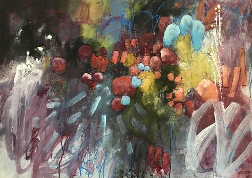 Les Géminides di Francine Scrignac, Pittura in vendita su Singulart
