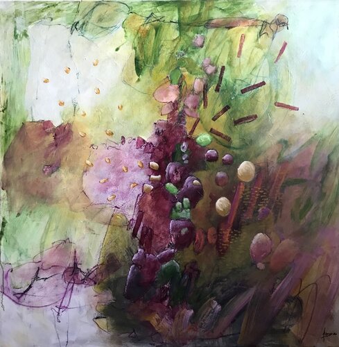 JARDIN van Francine Scrignac, Schilderij te koop op Singulart