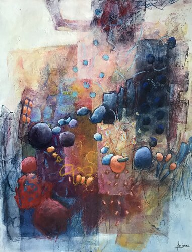 BRUME DE SOLEIL de Francine Scrignac, Pintura a la venta en Singulart