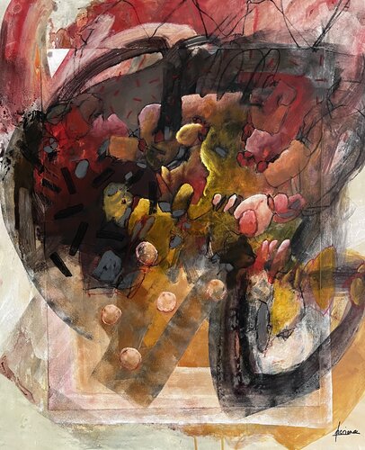 ORAGE INTERIEUR von Francine Scrignac, Malerei kaufen auf Singulart