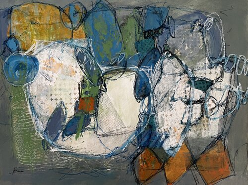 SUR LA TRACE.39 van Francine Scrignac, Schilderij te koop op Singulart