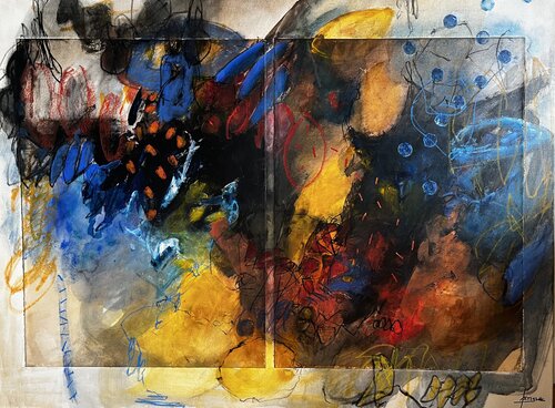 PAS A PAS by Francine Scrignac, Painting for Sale on Singulart