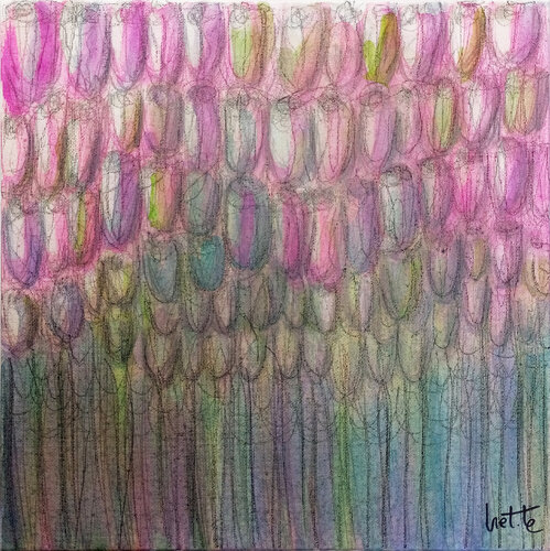 LAS FLORES DE MAMÁ III by T Bret, Painting for Sale on Singulart