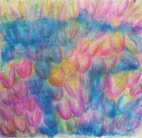 LAS FLORES DE MAMÁ I van T Bret, Schilderij te koop op Singulart