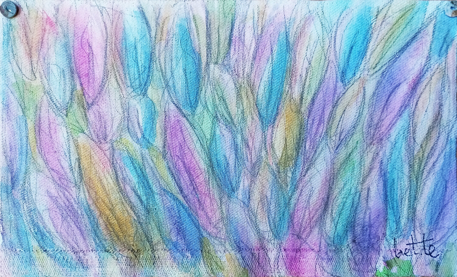 LAS FLORES DE MAMÁ VIII T Bret Origineel schilderij te koop