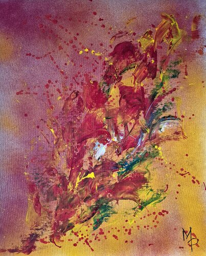 Bouquet floral by Maëva Piocelle, Painting for Sale on Singulart