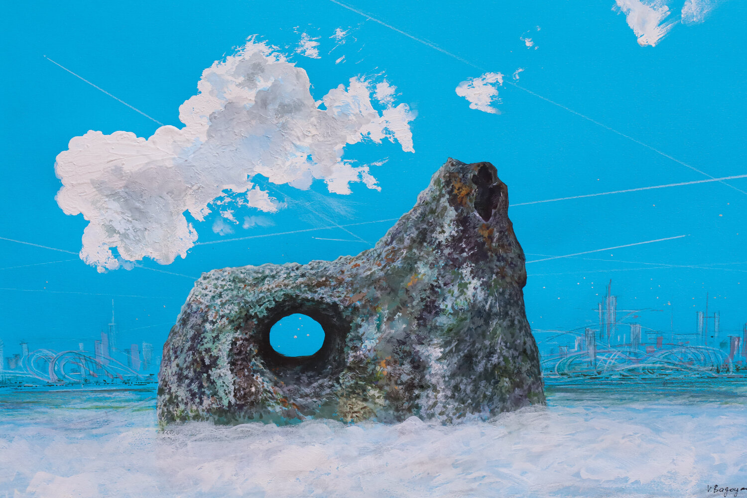 Portal of Ages Vahagn Bagoyan Werk auf Papier zu verkaufen