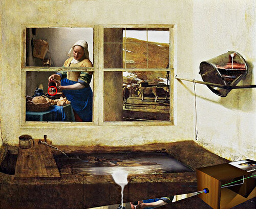 Milk MADE - Museum Quality Giclée Print von Gordon Coldwell, Digital kaufen auf Singulart