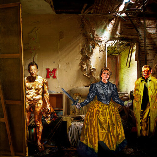 Fancy a Game of Swords & Sponges - Museum Quality Giclée Print von Gordon Coldwell, Digital kaufen auf Singulart