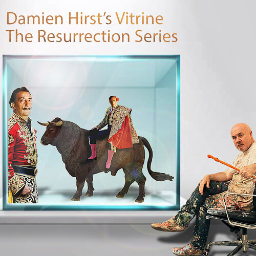 Damien's Vitrine (The Resurrection Series) -  Museum Quality Giclée Print von Gordon Coldwell, Digital kaufen auf Singulart