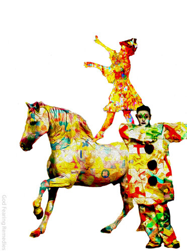 God Fearing Remedies - Museum Quality Giclée Print von Gordon Coldwell, Digital kaufen auf Singulart