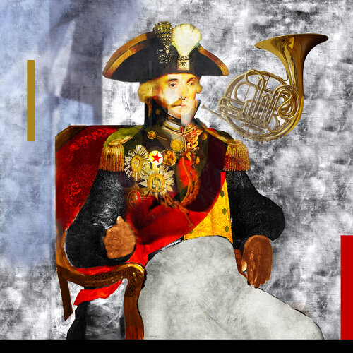 The Hornblower - Museum Quality Giclée Print von Gordon Coldwell, Digital kaufen auf Singulart