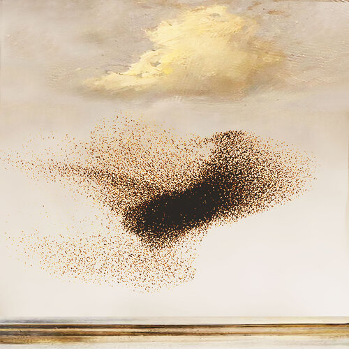 Somerset Murmuration 4 -  Museum Quality Giclée Print van Gordon Coldwell, Digitaal te koop op Singulart