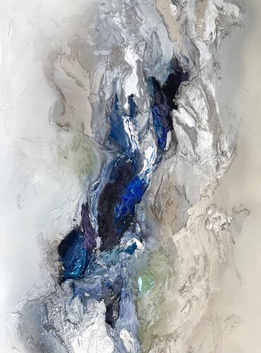 Starry Blue night by Daniela Pasqualini, 油畫 for Sale on Singulart