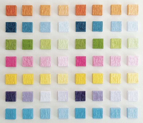 Living in colors - Composition of 56 paintings Daniela Pasqualini