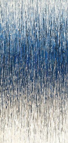 Island Vibes - Blue van Daniela Pasqualini, Schilderij te koop op Singulart
