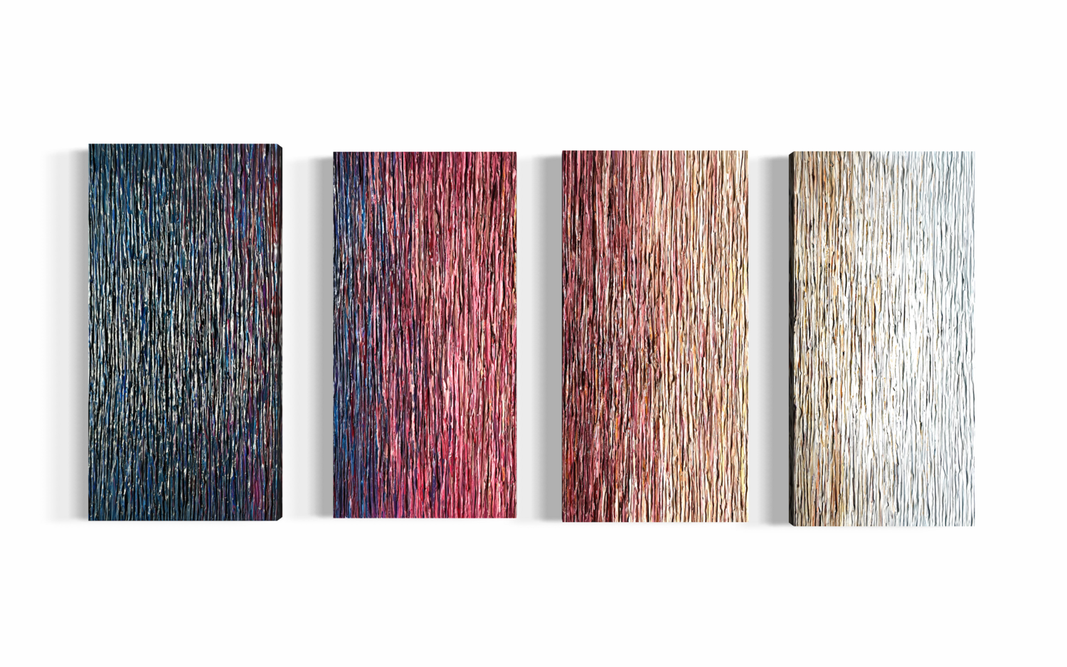 Shorelines in colors Daniela Pasqualini Original painting for sale