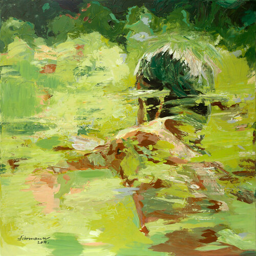 Sommer | Original Gemälde Acryl auf Leinwand par Uwe Fehrmann, Peinture en vente sur Singulart