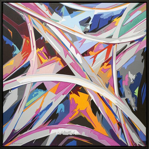 Immer und überall, Nr. 3 | Original Gemälde Acryl Leinwand Uwe Fehrmann