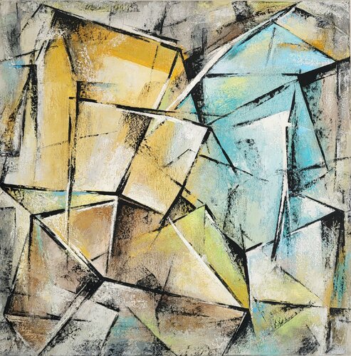 cluster 6 di Janina Kracht, Pittura in vendita su Singulart