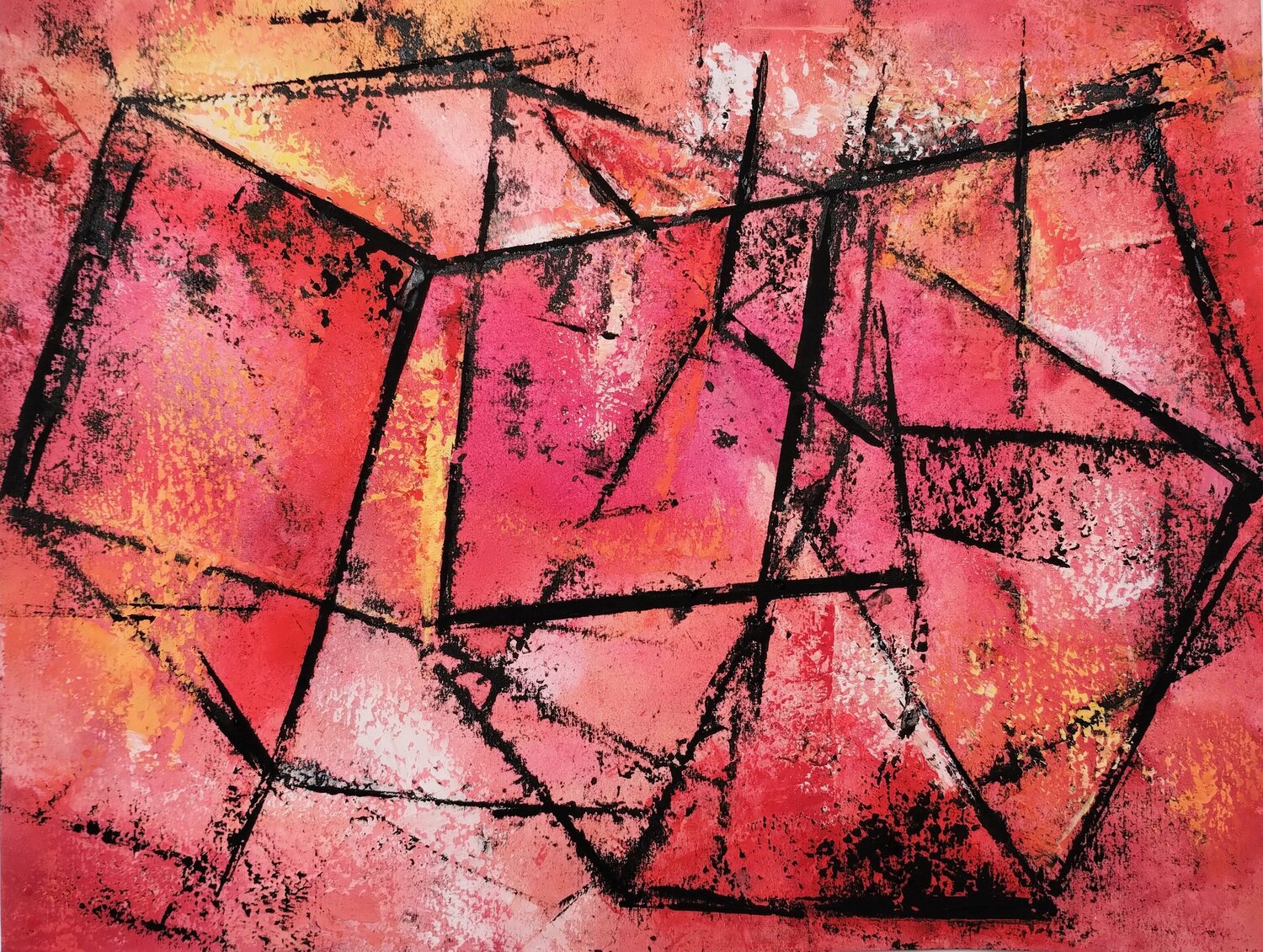 pink cube I Janina Kracht