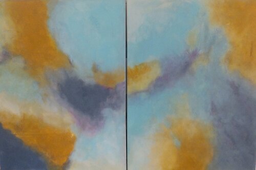 Celeste I + II van Marion Kotyba, Schilderij te koop op Singulart