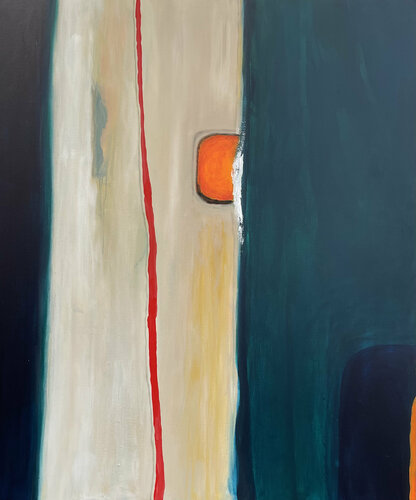 Filo Rosso III von Marion Kotyba, Malerei kaufen auf Singulart