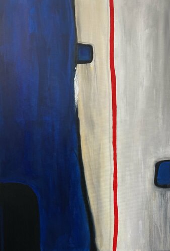 Filo Rosso VI von Marion Kotyba, Malerei kaufen auf Singulart